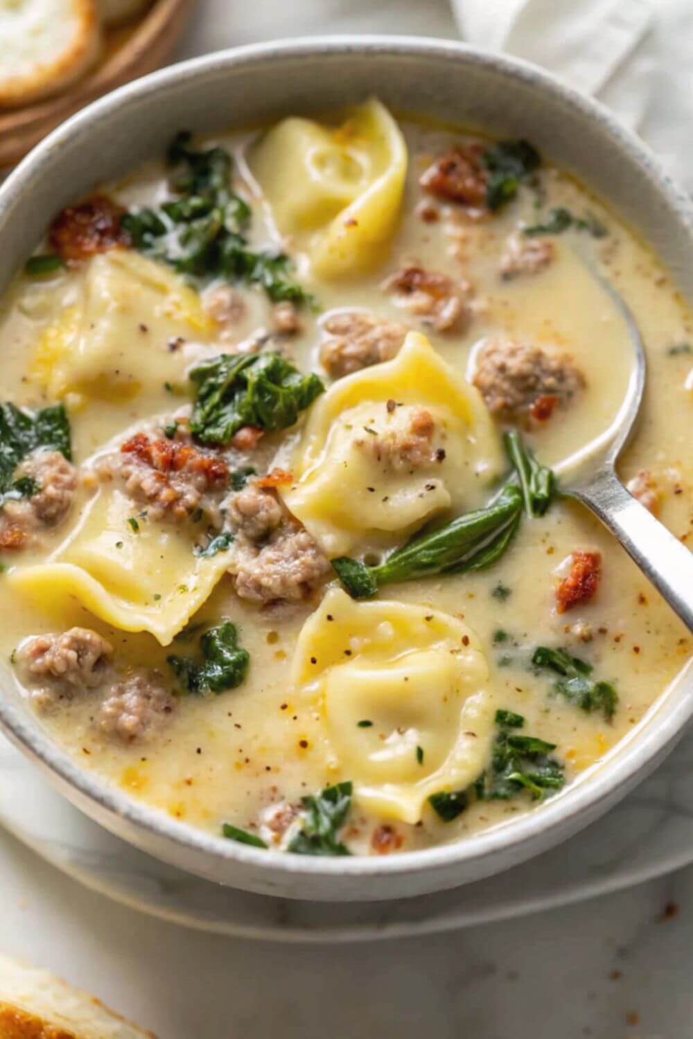 Sausage Tortellini Soup