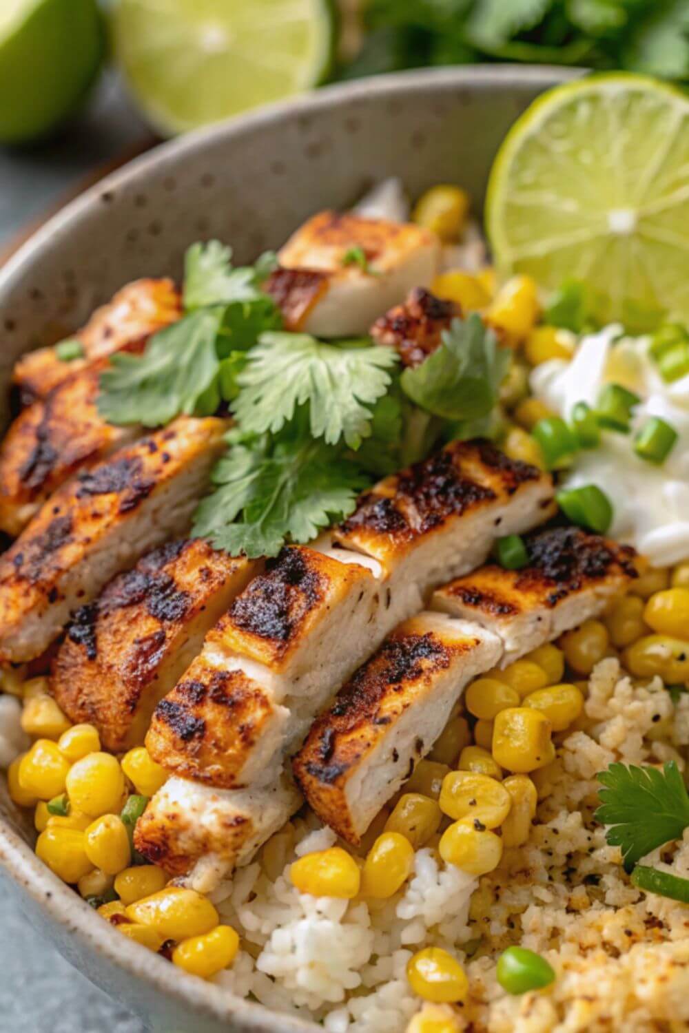 Street Corn Chicken Rice Bowl Recipe